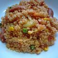 ゆきらっくま's cooksnap of when they made ライスｄｅナポリタン.