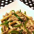 オウジリリノエ's cooksnap of when they made 豚肉で簡単★チンジャオロースー.