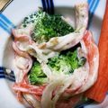 taipoo's cooksnap of when they made カニカマとブロッコリーのサラダ♪.
