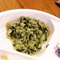 ハッピィ0730's cooksnap of when they made 離乳食♡しらすとほうれん草のチャーハン.