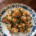 Nilmini's cooksnap of when they made 豆腐のスタミナ生姜味噌炒め.