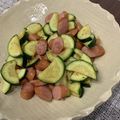 te_sanae's cooksnap of when they made 簡単☆ズッキーニとウインナー炒め.