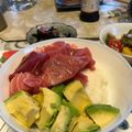 Nana983's cooksnap of when they made まぐろとアボカドとろろ丼～和カフェ風♪.