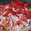 のりづけ's cooksnap of when they made 新玉ねぎドレッシングのトマトサラダ.
