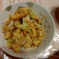 べに茶's cooksnap of when they made カレイと春キャベツのカレー炒め.
