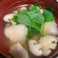 しゃーりん222's cooksnap of when they made 海老しんじょうのお吸い物.