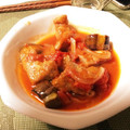 banana-man's cooksnap of when they made ■豚肉と茄子のにんにくトマト煮込み■.