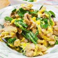 なおきんとん's cooksnap of when they made 簡単！豚バラとニラの卵とじ.