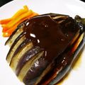 ミカ★ヅキ's cooksnap of when they made こねない♪茄子の扇子バーグ♪.