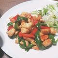 しかしかしかしかしか's cooksnap of when they made 安くて簡単！鶏ムネ肉のチンジャオロース風.