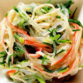 sapnet's cooksnap of when they made ＊おかひじきの春雨サラダ＊.