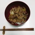 RINRI☆'s cooksnap of when they made 簡単✽絶品✽牛丼.