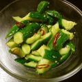 うにイクラ丼's cooksnap of when they made ビールのおつまみに！ピリ辛きゅうり.