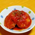 ドルフィンサーモン's cooksnap of when they made ♡豆腐ハンバーグのトマト煮込み♡.