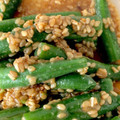 husak's cooksnap of when they made ちょっと一手間、いんげんの胡麻和え.