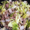 桜8NDA5O☆'s cooksnap of when they made 春キャベツと豚ひき肉の簡単炒め.