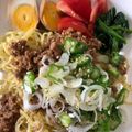 mikoyari's cooksnap of when they made マルちゃん正麺 冷し中華/肉味噌アレンジ.