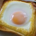 ゆみさん！'s cooksnap of when they made 目玉焼きとじゃがべーのトースト グリル.