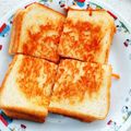 まーさんれなさん's cooksnap of when they made フライパンでホットサンド.
