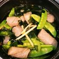 ありちょり♪'s cooksnap of when they made 白だしで簡単♪絹さや＆わかめの煮物.