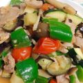 minazuki12's cooksnap of when they made ☆夏野菜と豚肉のコンソメチーズ炒め☆.
