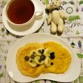 クックHST1BC☆'s cooksnap of when they made ホットケーキミックスでもスフレパンケーキ.