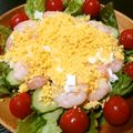 みどり☆ミ's cooksnap of when they made えび・トマト・きゅうりのミモザサラダ♪.