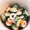 料理見習い隊's cooksnap of when they made ちくわとキュウリの梅マヨ和え.