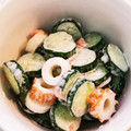 料理見習い隊's cooksnap of when they made ちくわとキュウリの梅マヨ和え.