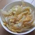 きらり流れ星's cooksnap of when they made 玉ねぎの卵とじ丼.