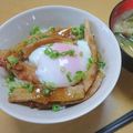 2児ママみきてぃ's cooksnap of when they made カフェ風豚トロ丼.