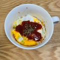 ももゆみ1230's cooksnap of when they made レンジで簡単オートミールチーズオムライス.