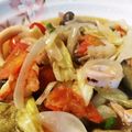 チャッピー3号's cooksnap of when they made 魚介のアヒージョスープ鍋.