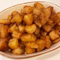 kananam's cooksnap of when they made 大人の給食☆コロコロポテトの照焼き味.