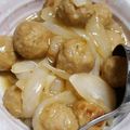 ヒデサナ's cooksnap of when they made 肉団子と玉葱のあんかけ.