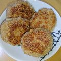 コーマーチ's cooksnap of when they made 豚コマdeジューシー☆焼き揚げメンチカツ.