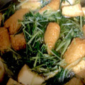 大阪のちゃーちゃん's cooksnap of when they made 厚揚げと水菜のさっと煮.