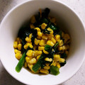 まーさんれなさん's cooksnap of when they made 簡単5分☆ほうれん草とコーンのバター炒め.