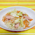みれいく's cooksnap of when they made ✿新きゃべつ＆ソーセージのオイマヨ炒め✿.
