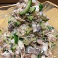 エミリオコビ's cooksnap of when they made 鯖缶のユッケ風.