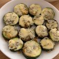ポメちょん's cooksnap of when they made ズッキーニのしらすチーズのせ！.