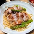 ちな＿'s cooksnap of when they made ボリューム満点☆チキンとアスパラのパスタ.