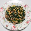 もぐ・ω・くま's cooksnap of when they made ごはん無限消費！ニラ卵の豚肉中華炒め.