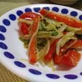 fu♪♪'s cooksnap of when they made 水菜とパプリカのさっぱり胡麻和え♪.