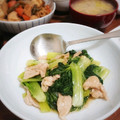 myrose's cooksnap of when they made 豚肉とレタスのオイスター炒め.