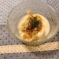 yesmama's cooksnap of when they made あと一品☆Wとろろで温奴（冷奴）.