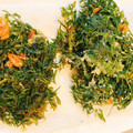 クックWQOUNC☆'s cooksnap of when they made にんじんの葉と干しエビのかきあげ.