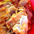 こぼく's cooksnap of when they made 親子丼やカツ丼の玉子を半熟に仕上げるコツ.