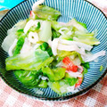 みずたま1616's cooksnap of when they made レタスとカニカマの鶏がら塩炒め.