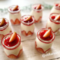 ３匹の大ぶたママ's cooksnap of when they made 可愛い♥いちごのヨーグルトムース♥.